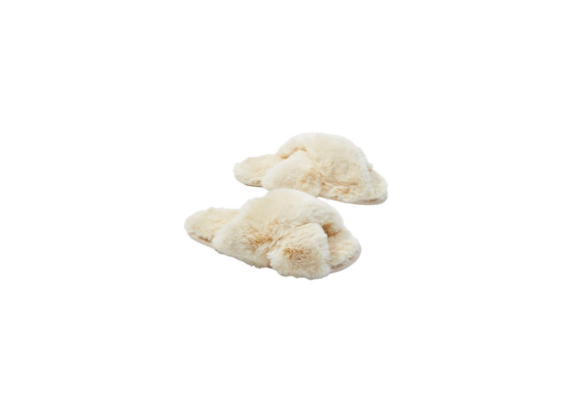 LOFT Faux Fur Slide Slippers