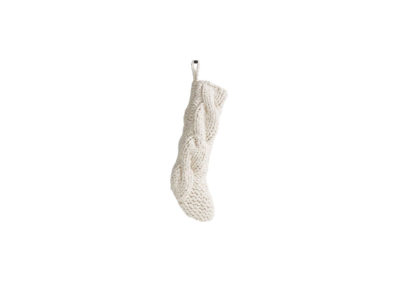 Shop | Cozy Ivory Knit Stocking