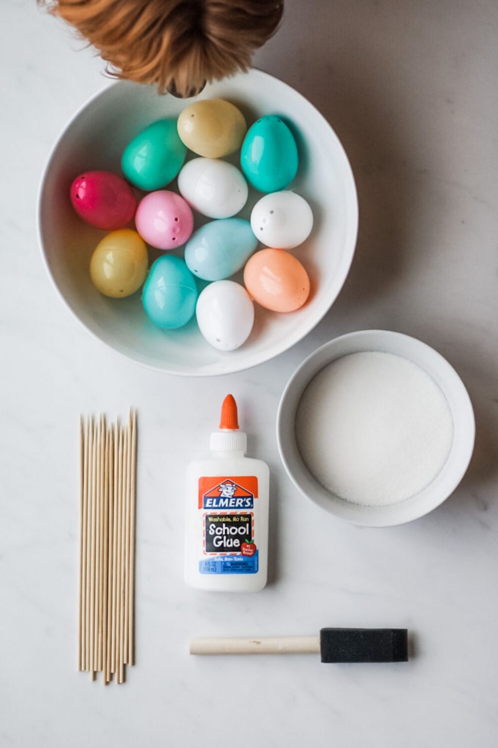 Sugar covered plastic easter eggs for painting | casapizzi Why Do Plastic Eggs Have Holes