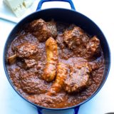 Sunday gravy recipe with braised short ribs and hot italian sausage recipe - best spaghetti sauce