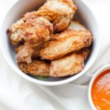 Perfectly crispy air-fried chicken wings | Gluten-free recipe