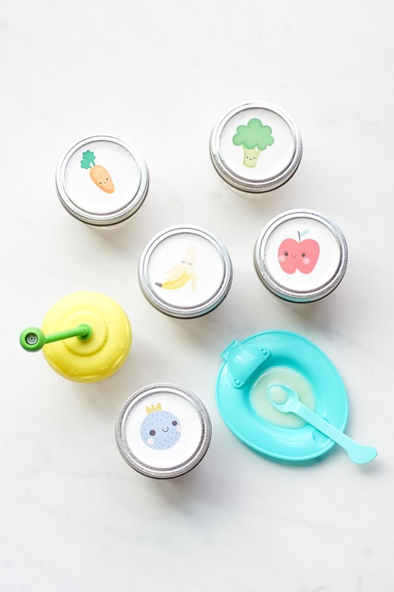 How to make your own doll food jars