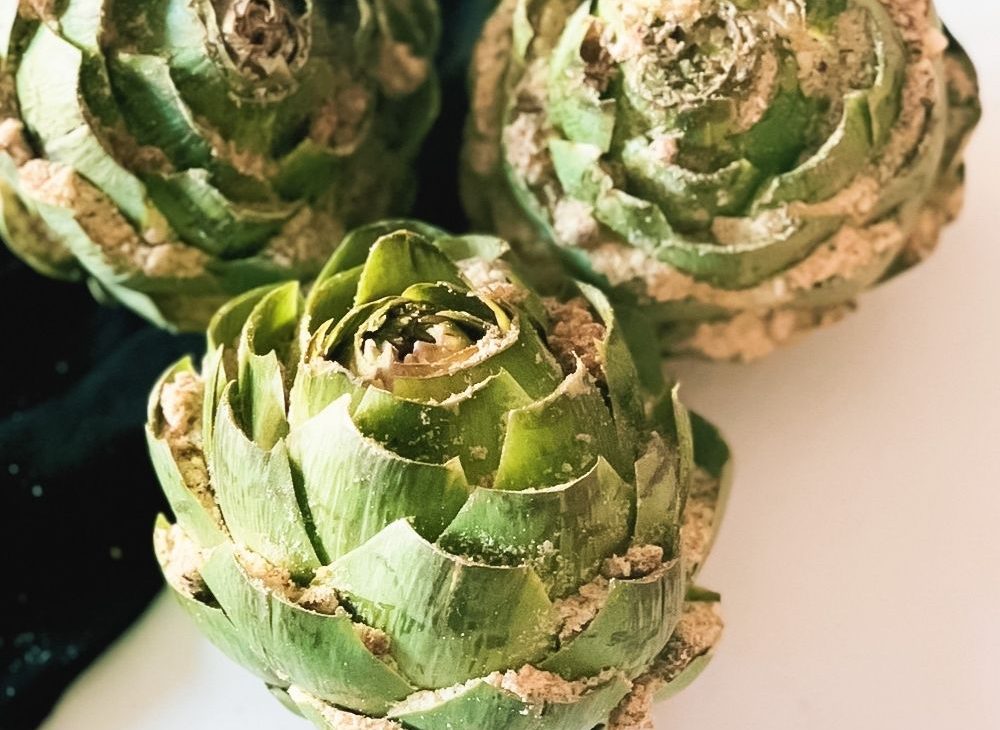 Stuffed Artichokes with Hot Italian Sausage