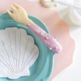 DIY little shell placemat for a little mermaid birthday party | casapizzi.com