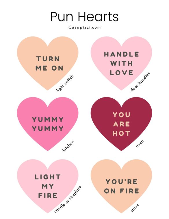Cute and funny Valentine's Day Pun Cards to Decorate Your Home