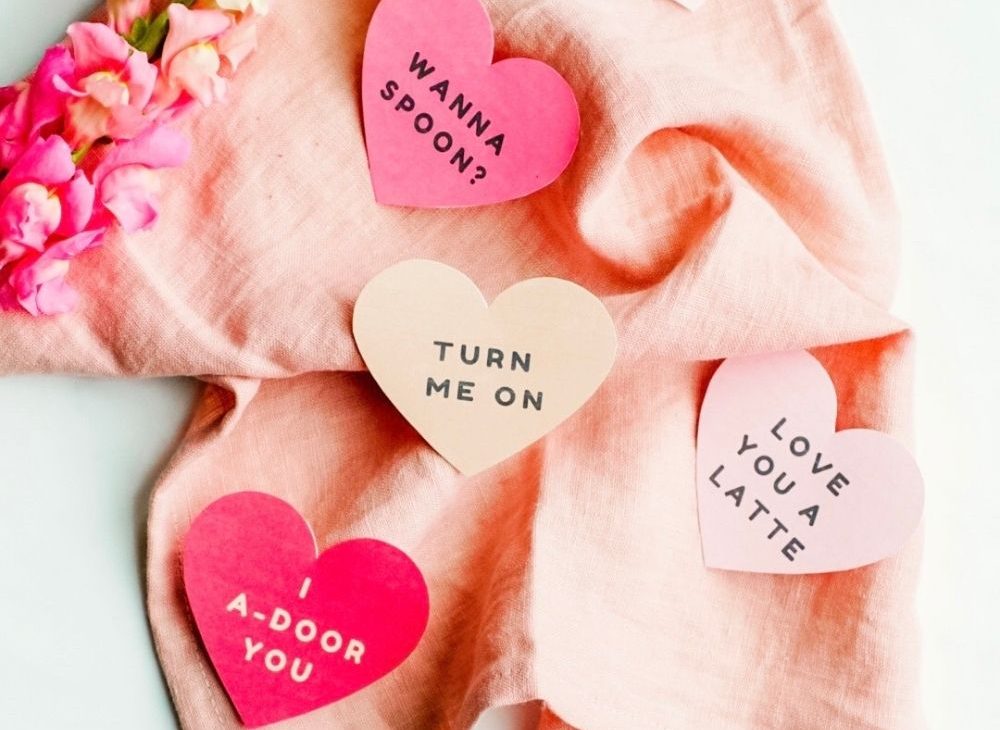 Cute Valentine’s Day Pun Hearts to Decorate Your Home