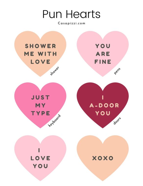 Cute and funny Valentine's Day Pun Cards to Decorate Your Home