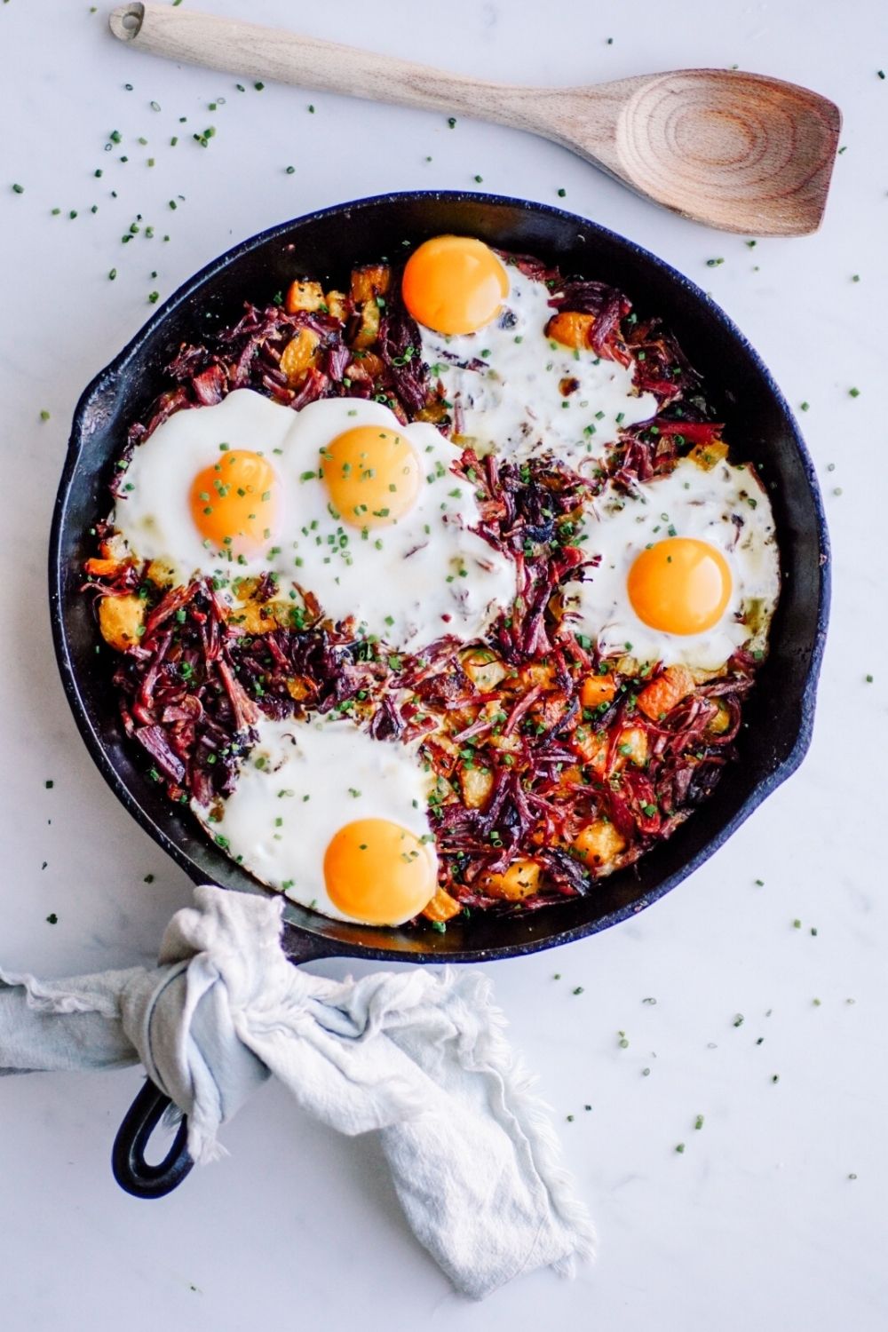 Corn Beet Hash Recipe - a twist on the classic corn beef hash