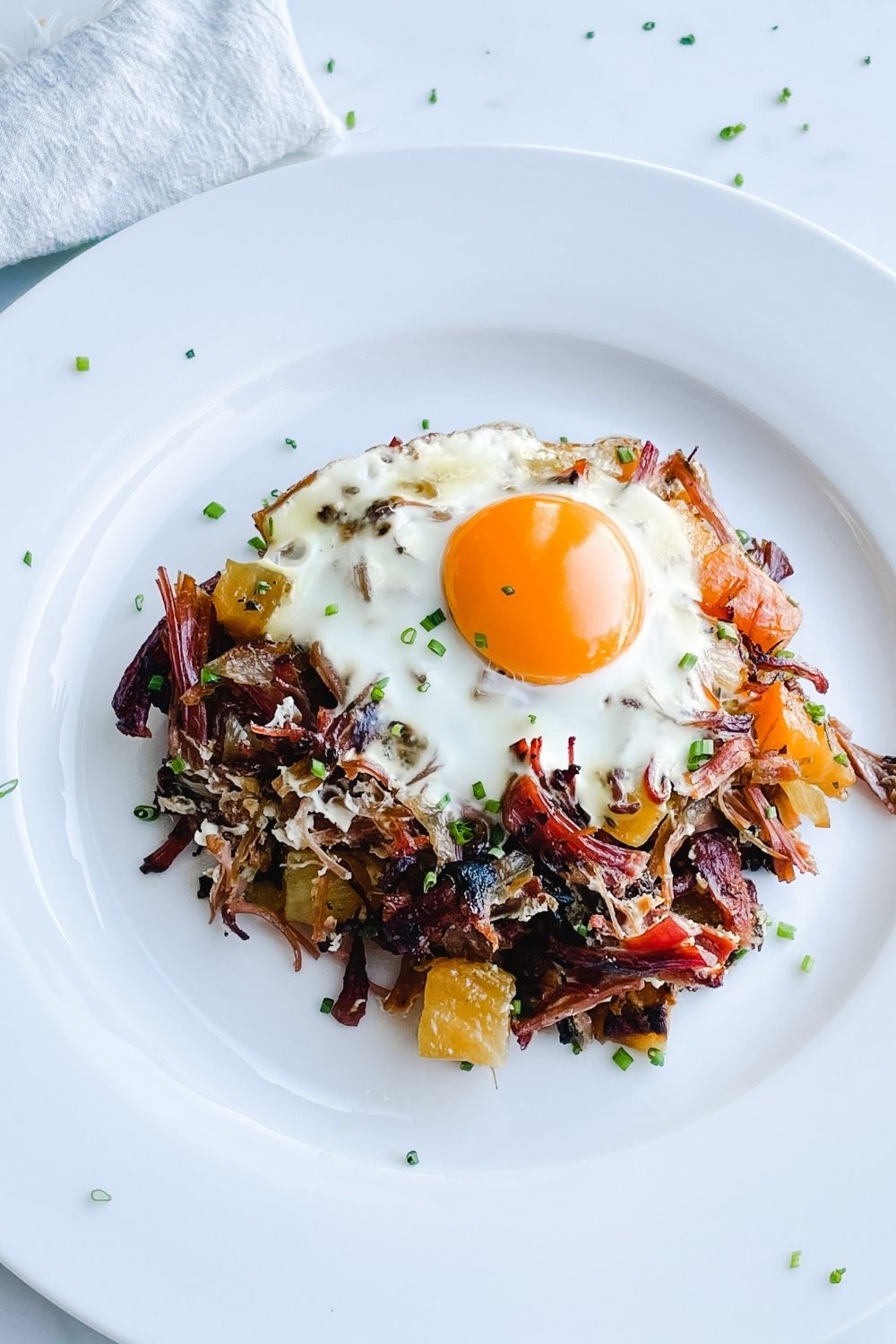 Corn Beet Hash Recipe - a twist on the classic corn beef hash