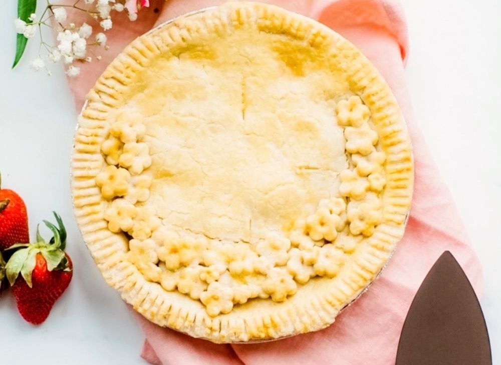 Mike’s Favorite Strawberry Rhubarb Pie / Gluten-Free and dairy-free