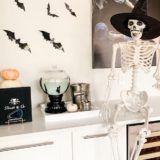 Simple Halloween Party and Home Decor Ideas - Bar Setup