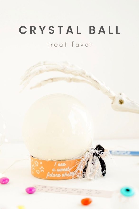 Easy Crystal Ball | DIY Halloween Party Favor